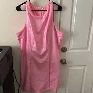 Pink Latex Dress